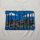 Vintage 90s Toronto City Canada Skyline Cn Tower Graphic Souvenir T-shirt - Xl