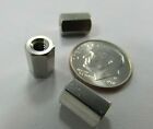 Lot 25 Amatom Female 6-32 X 3 8 Long 1 4  Hex Standoff  Stainless 8213-ss-0632 