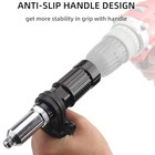 Rivet Gun Adapter With Removable Plastic Handle  Electric Rivet Gun Head 