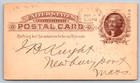 United States Postal Card   Boston  Mass  Dec 3rd 1885 Chas  W  Houghton