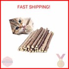 10 Pcs Catnip Sticks Organic Cat Chew Toys Natural Plant Matatabi Silvervine Che