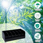  Belt Organizer Belt Organizer For Closet And Drawer  6 Compartments Black