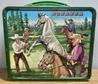 1963 Aladdin Bonanza Metal Lunchbox   Thermos