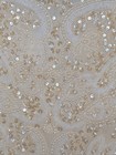 Vintage Beaded Alfred Angelo Wedding Gown Topper Bolero Jacket Vintage Size 12