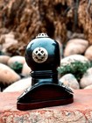 Handmade Miniature Diving Helmet Clock Vintage U s  Navy Style For Desk Decor