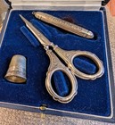 Sterling Silver Sewing Kit In Case