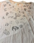 Vintage 70s 80s Disney Animal Print Stencil Prototype Shirt  Super Rare