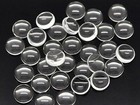 200 Transparent Round Flatback Glass Cabochon Dome 6mm No Hole Crafts