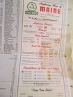 Cities Service Citgo Highway Road Map Of Maine  1959