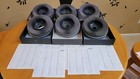 Lot 6 Kodak Carousel Transvue 140 Projector Slide Trays Boxes   Index Cards