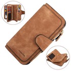 Womens Wallet Long Lady Soft Leather Clutch Phone Bag Card Holder Purse Handbag