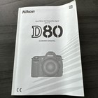 Nikon D80 Dslr Camera Genuine Instruction Book   Manual   User Guide In Spanish