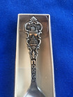 Nib Vintage Tinn Pewter Collectors Spoon Syltetoyskje 323 Norway Viking Ship