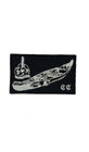 Forward Observations Group Canoe Club Embroidered Patch Black Fog