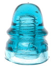 Cd 162 3 Blue Star Antique Glass Telegraph Signal Style Insulator Very Nice