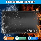 6400    Fireproof And Waterproof Money Bags 2pcs With Zipper 11  x6 3   Firepro   