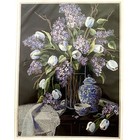 Lilacs   Lace Crewel Embroidery Kit  Dimensions 1529  Needlework Embroidery Nos
