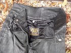 Motorcycle Leather Trousers Jts  32   Black  I l 32  Long Leg Wear To Waist