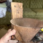Early 18th Century Forged Iron Coffee Grinder So Early And Unusual