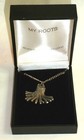 1977  my Roots  Pewter Pendant With 17  Chain In Gift Box  Based On Mini-series 
