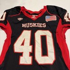 Game Worn Used Jersey Northern Illinois Huskies Niu Football Adidas Size 42  40
