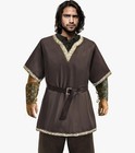 Xxl Mens Medieval Costume Viking Pirate Tunic Knight Warrior Renaissance