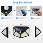100 Led Solar Powered Pir Motion Sensor Light Outdoor Waterproof Security Garden