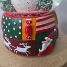 Department 56 Christmas Snow Globe Musical Snowman Holiday  let It Snow 