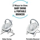 Graco Soothe  n Sway Lx Swing With Portable Bouncer  derby