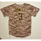 Majestic Pittsburgh Pirates Jp Howell 3 Youth Xl Camo Baseball Jersey Cool Base