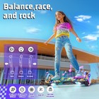 New 6 5  Hoverboard Scooter   Go Kart Seat Ul2272 Certified With Bluetooth   Led