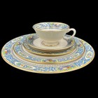 Lenox China Autumn Pattern 5 Piece Place Setting Gold Stamp