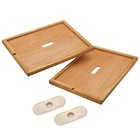 Pcs Beehive Inner Cover For 10 Frame Hive Box  Beeswax-coated Ventilated 2