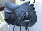 18 5 Med Wintec Pro English Endurance Saddle  New Leathers   Compositi Stirrups