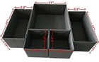 Sodynee Foldable Cloth Storage Box Closet Dresser Drawer Organizer Cube Basket