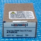 New 10pcs Mersen Amp-trap 2000 600vac 30a Ferraz Shawmut Atqr30 Time Delay Fuse