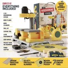 4 In 1 Woodworking Station For Kids - Wood Building Projects Kit For Boys - R   