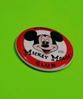 Vintage Mickey Mouse Club Member Large 3 5  Inch Button Pin Disney Retro 60s 70s