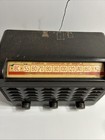 Vintage 1940   s Minerva Model W-702 Brown Bakelite Deco Tube Radio Untested As Is