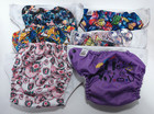 Diaper Covers Pocket Adjustable One Size Lot Of 6 Mama Koala 1 0   No Liners