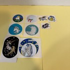 Vintage 1980s Lot Of   10 Unicorn   Stickers