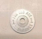 1936 Oklahoma 1 Mill Consumer s Tax Token  Old Age Assistance 