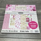 Lot Of 5 Recollections 12x12 Paper Pad 48 Sheets Cardstock Acid Free - New