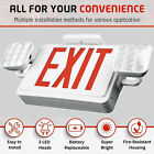 Led Exit Signs With Emergency Lights For Business  Industrial Safety Lighting