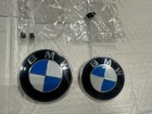 Bmw Front Hood   Rear Badge Trunk  82mm   74mm  Emblem 2pcs - For All Models