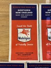 Vintage Lot Of 5 1950 s Mobilgas Road Map - Socony Mobil Oil Co 