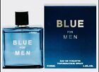 Perfume For Men Blue 100ml 3 4fl oz Long Lasting Fragrance Cologne With Pouch