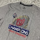 Washington Nationals 2019 World Series Champions Gray Fanatics Locker Room Xl