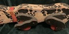 Vintage 1940s Fisher Price Snoopy Sniffer Dog Wooden Pull Toy  180 No Ears Tail