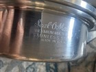 Vintage Seal O Matic 3 Ply Lot  11 Piece Stainless Steel Pans And Lids Usa
